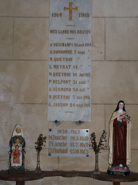 War Memorial Saint-Antoine-d'Auberoche