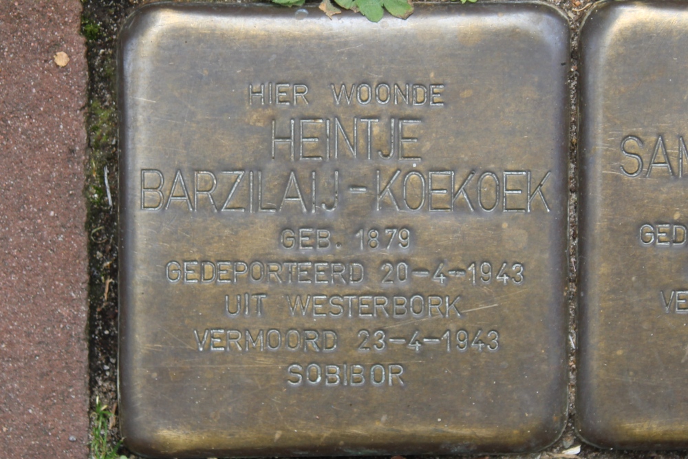 Stolpersteine Nieuwe Amstelstraat 14 #1