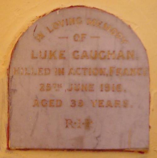 Gedenkteken Luke Gaughan