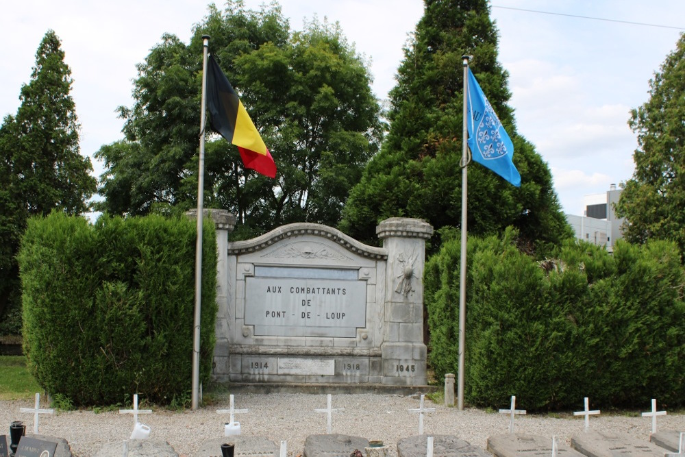 Graven Oudstrijders Pont-de-Loup Begraafplaats de la Tour #4