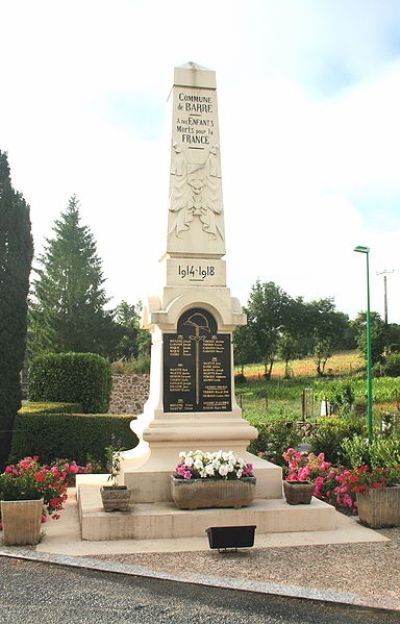 War Memorial Barre