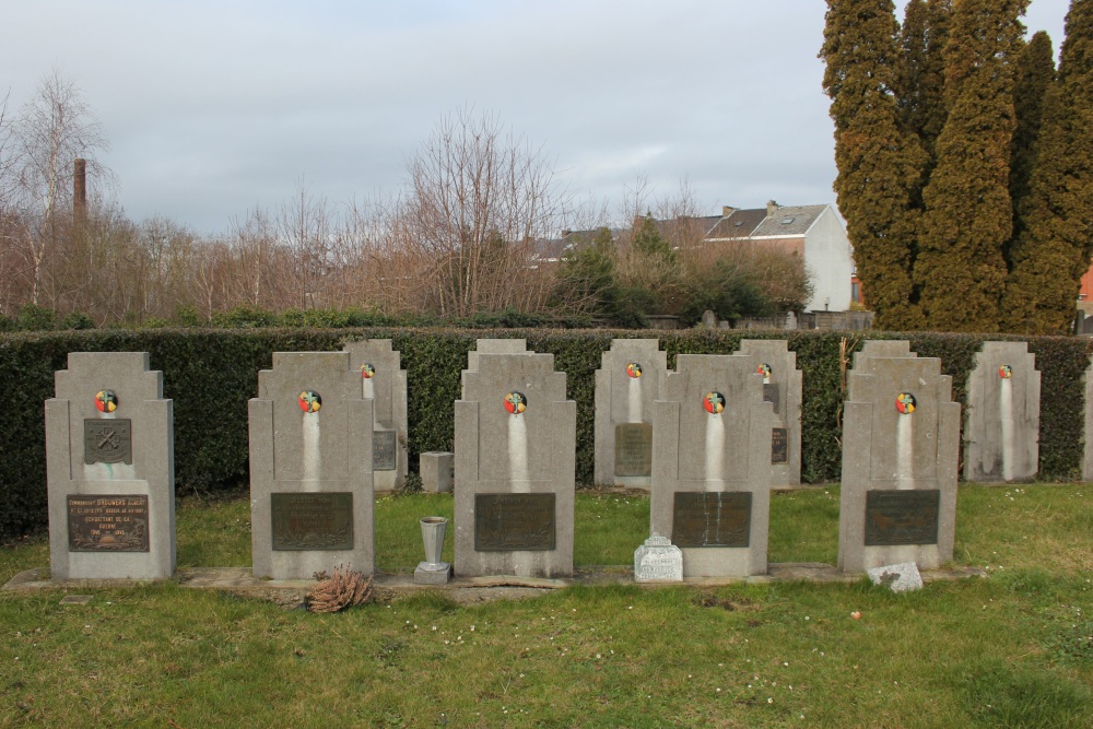Belgische Graven Oudstrijders Grivegne Bois-de-Breux Begraafplaats