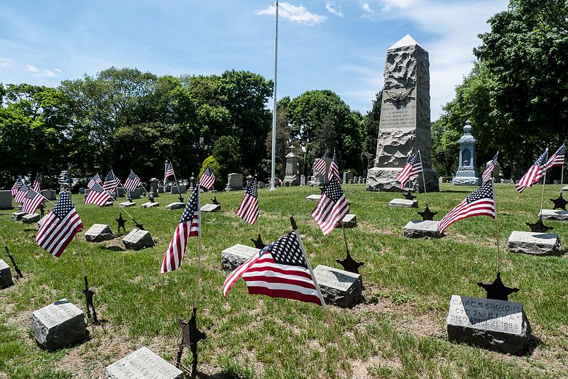Monument Amerikaanse Burgeroorlog Princes Hill Cemetery