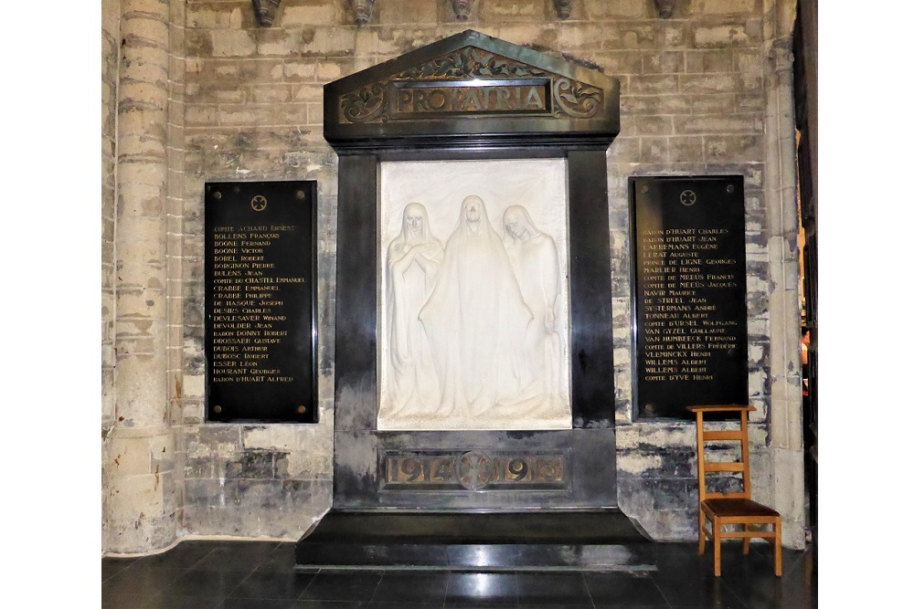 Memorial in St. Michael and St. Gudula Cathedral