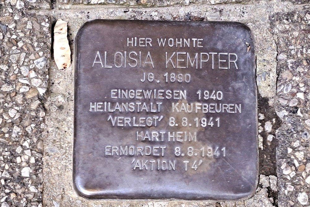 Stolperstein Ochsengasse 49 (Fuggerei)