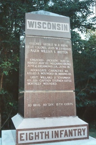 8th Wisconsin Infantry (Union) Monument