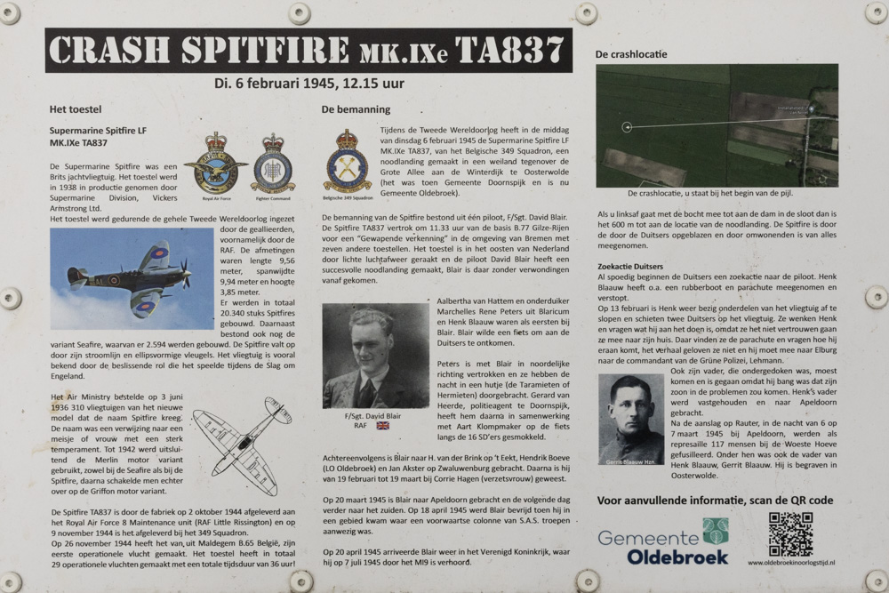 Memorial Spitfire IXe TA837 #2