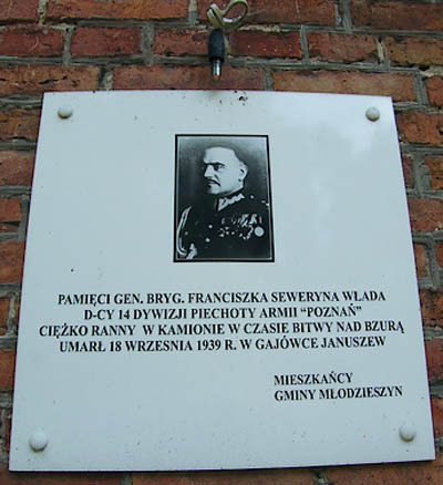 Gedenkteken Generaal Franciszek Seweryn Wlad