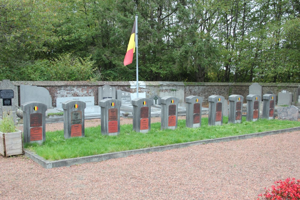 Belgische Graven Oudstrijders Braine-lAlleud Begraafplaats l'Ermite