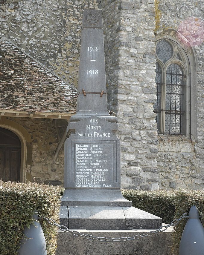 Monument Eerste Wereldoorlog Ognes