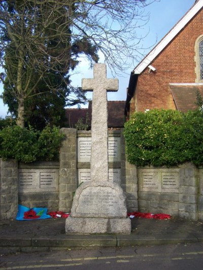 War Memorial Boughton-under-Blean