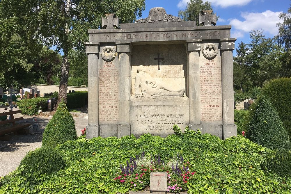 Monument For The Fallen In WW1 And WW2 Bingen