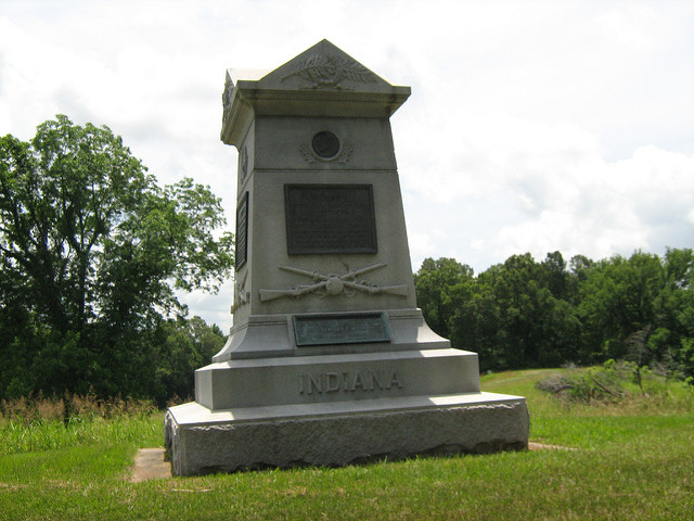 Monument 11th Indiana Infantry