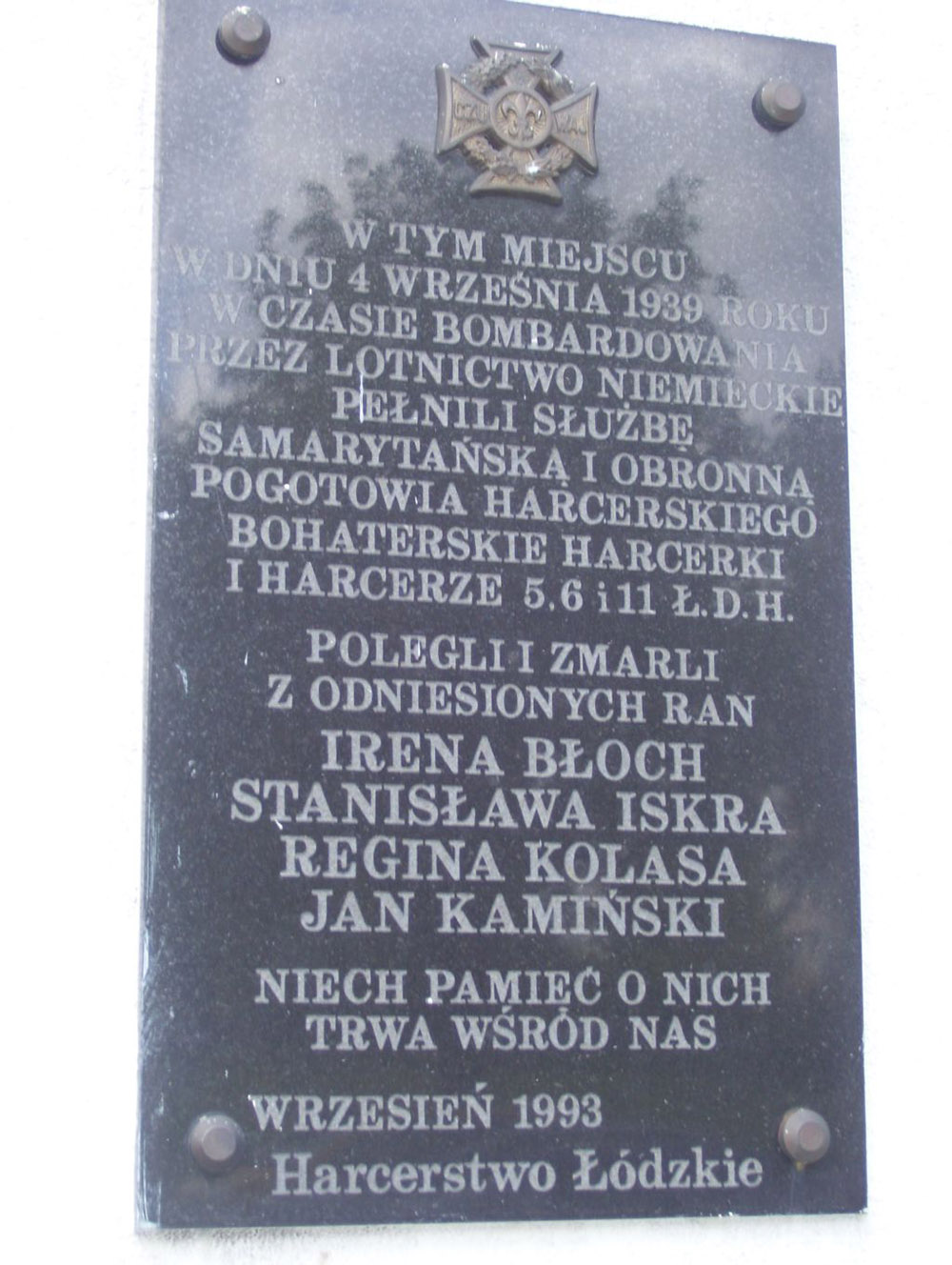 Memorial Polish Scouts 1939