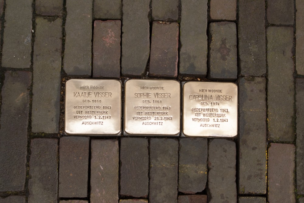 Stumbling Stones Nieuwstraat 5 (now Nieuwstraat 92)