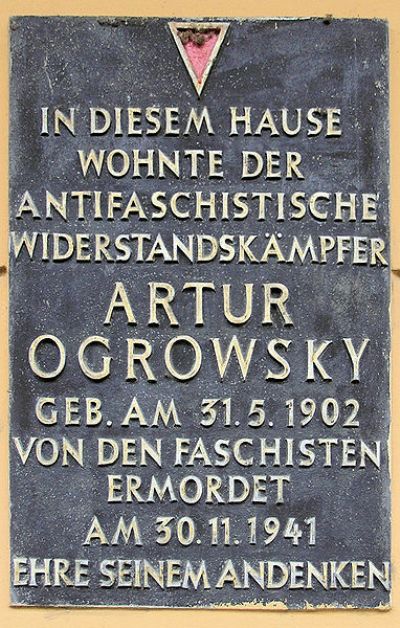 Gedenkteken Artur Ogrowsky