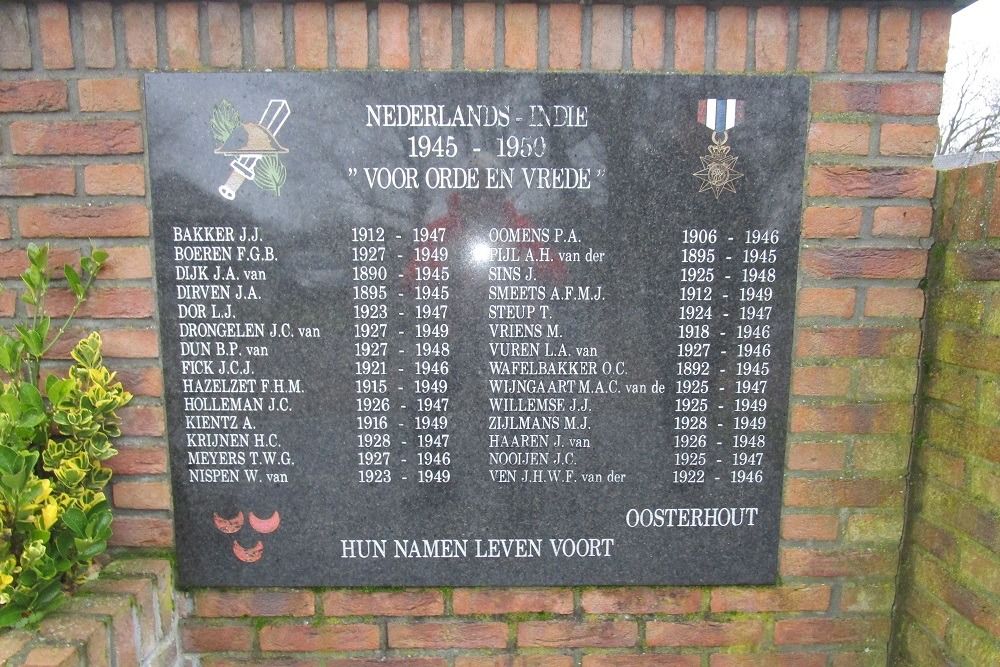 Monument voor gesneuvelde militairen in Nederlands Oost-Indië. #3