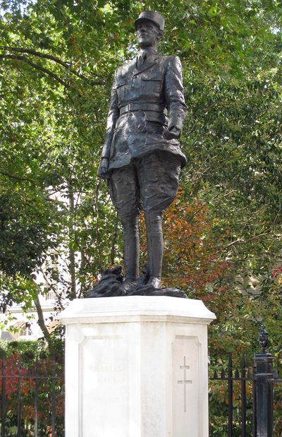 Standbeeld Charles de Gaulle Londen