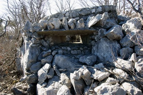 Alpenmuur - Mitrailleursnest Grobnik (B)