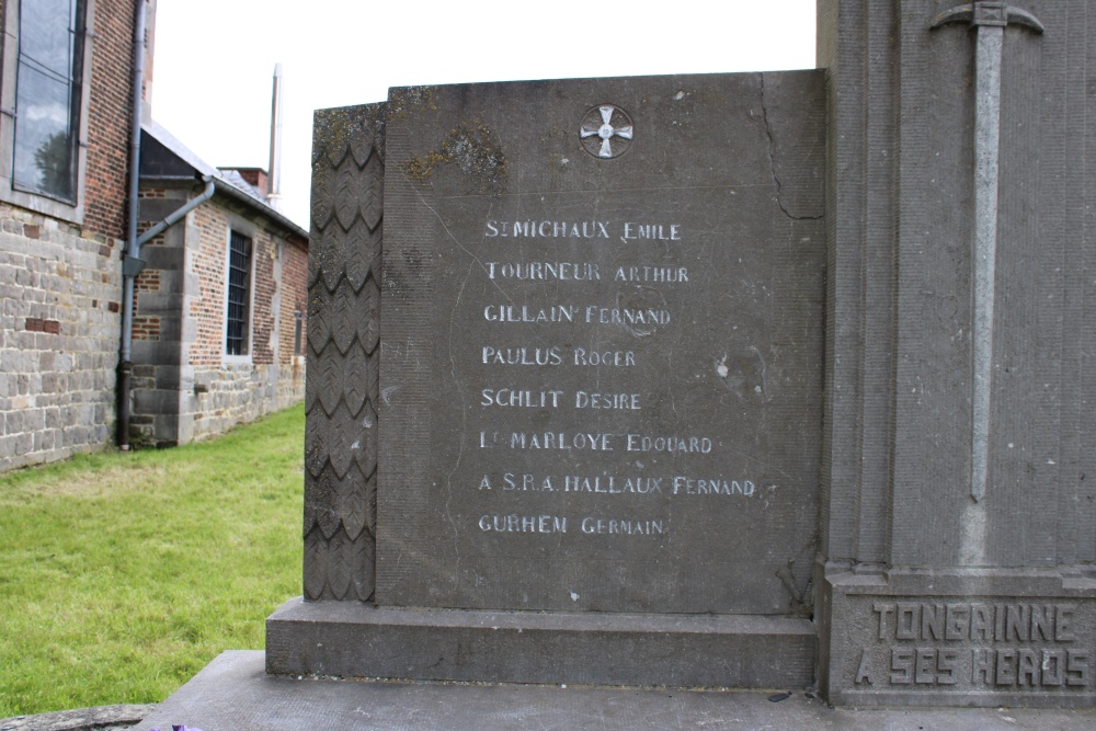 Oorlogsmonument Tongrinne	 #3