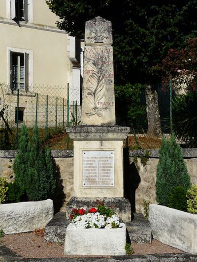 War Memorial Vaunac
