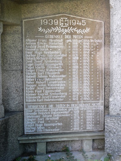 Oorlogsmonument Ettenkirch #2