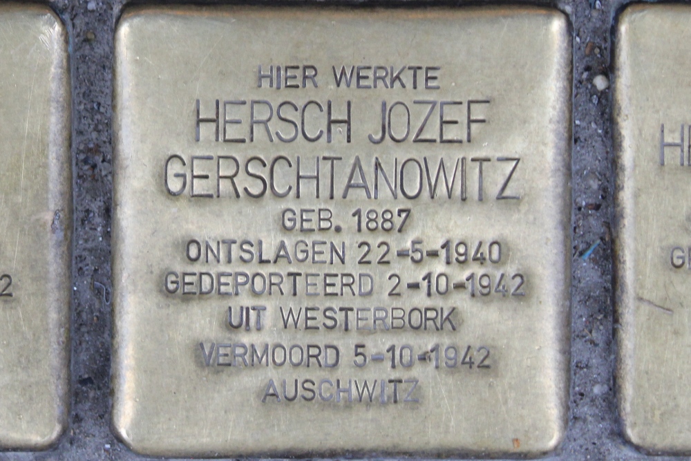 Stolpersteine Reguliersbreestraat 26-34 #3