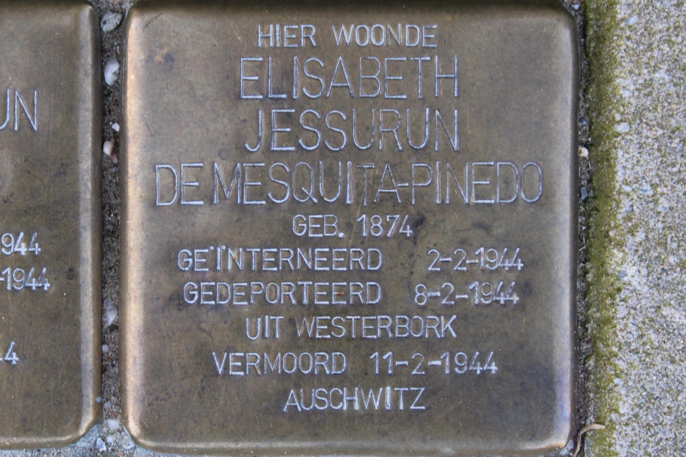 Stolpersteine Linnaeuskade 24 #4