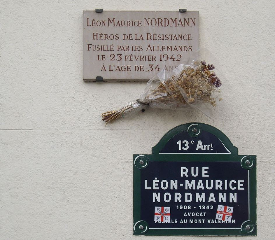 Gedenkteken Lon Maurice Nordmann
