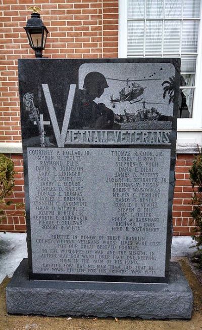 Monument Vietnam-Oorlog Franklin County