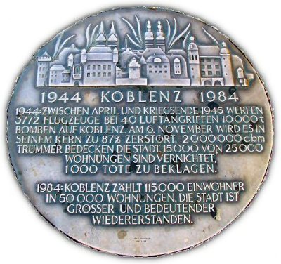 Gedenkteken Bombardementen Koblenz