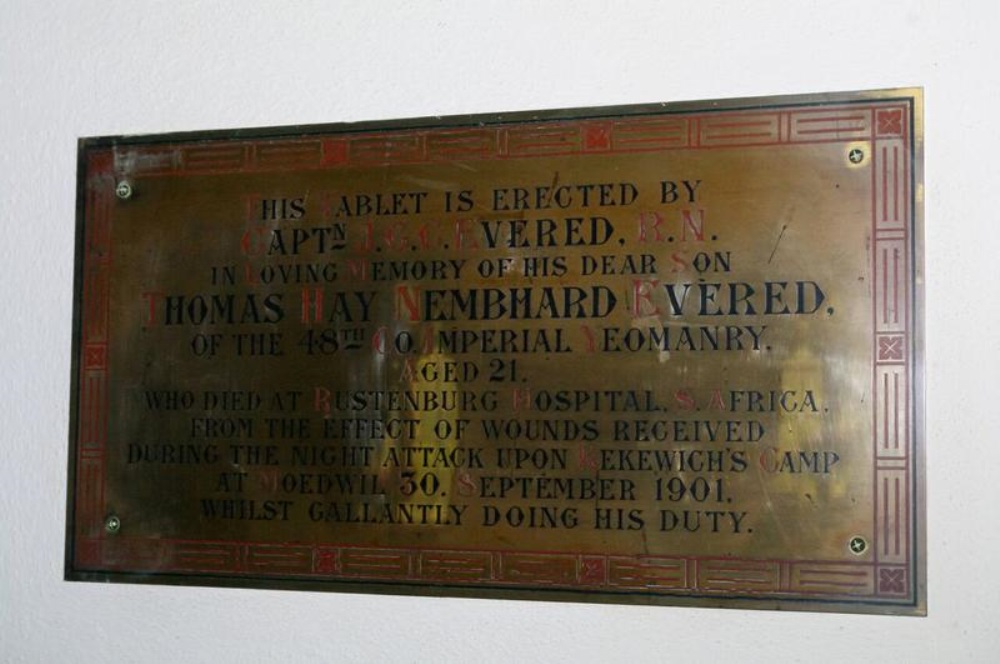 Memorial Thomas Hay Nemhard Evered
