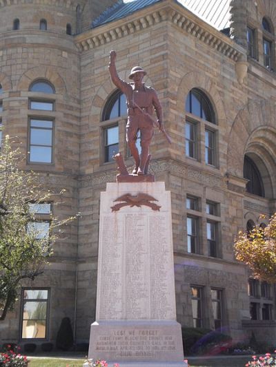 Monument Eerste Wereldoorlog Hartford City