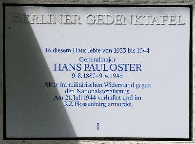 Gedenkteken Hans Oster