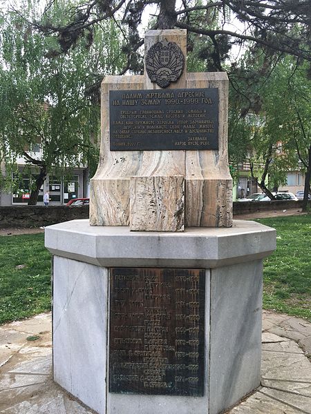 Monument Joegoslavische Oorlogen Bojnik