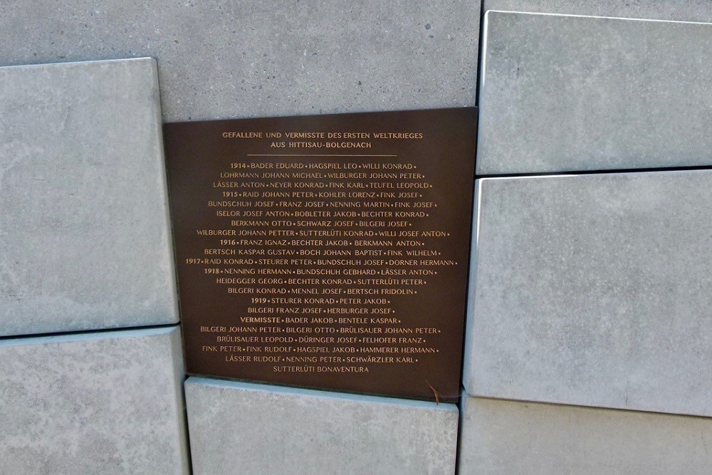 War Monument Hittisau - Vorarlberg #2