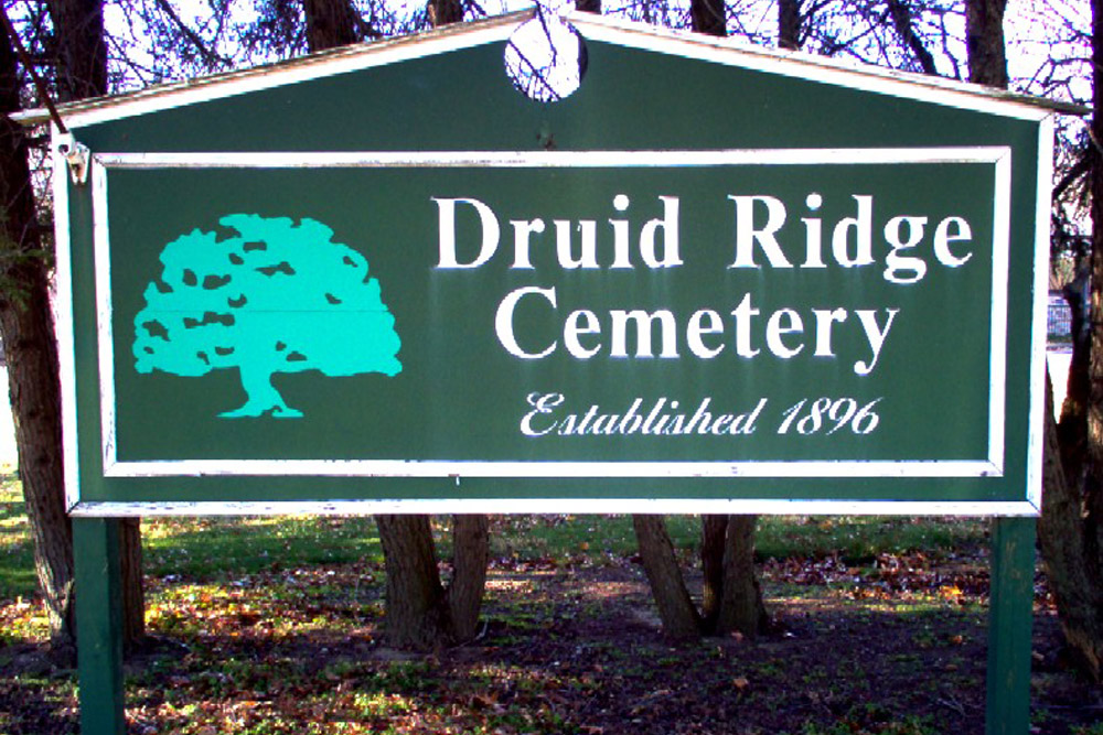 Amerikaans Oorlogsgraf Druid Ridge Cemetery