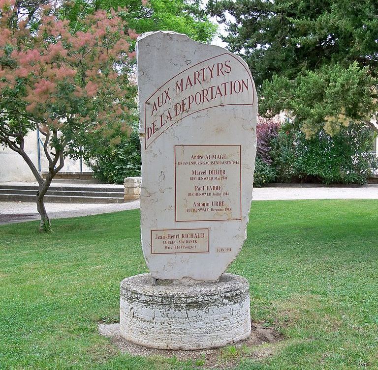 Monument Gedeporteerden Morires-ls-Avignon