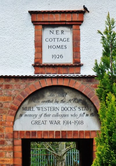 Oorlogsmonument N.E.R. Hull Western Docks