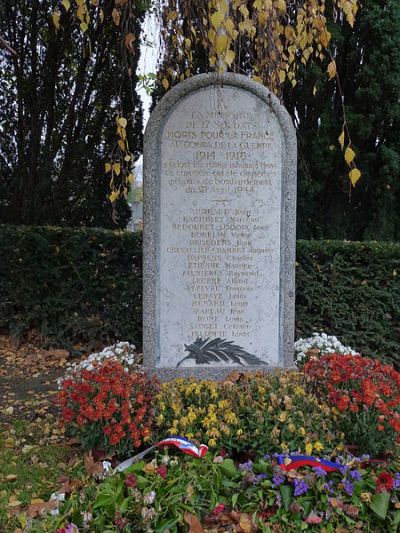 Monument Verdwenen Oorlogsgraven Saint-Ouen