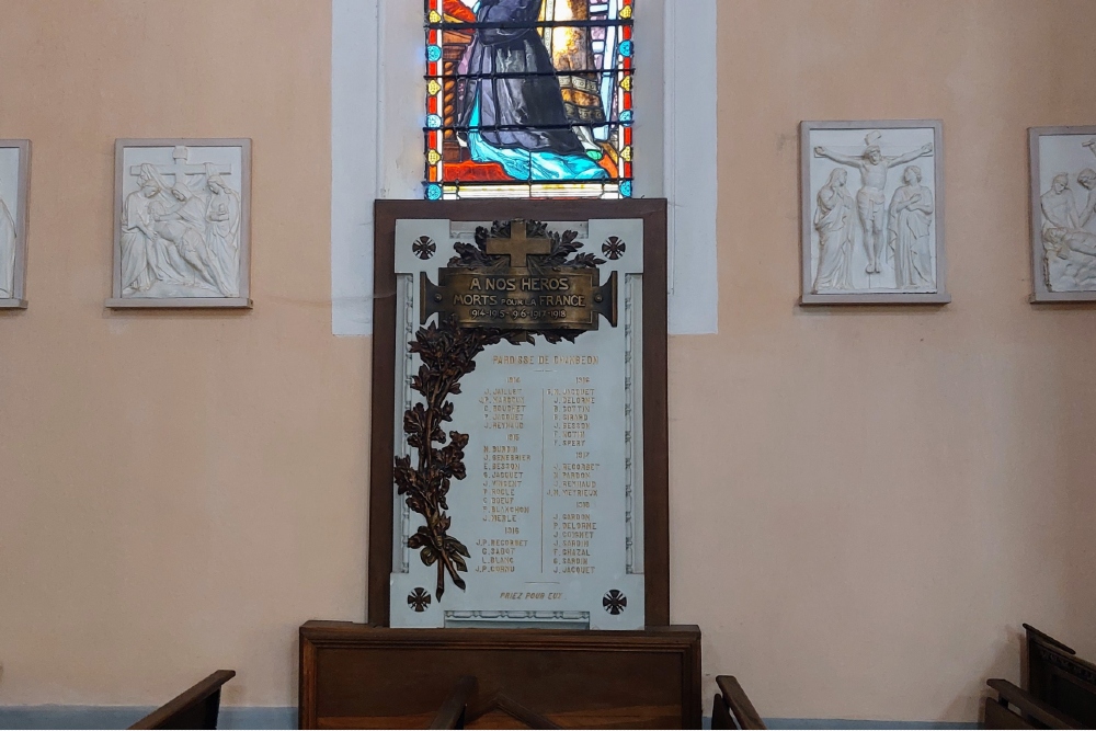 War Memorial Eglise Saint-Etienne de Chambon #2