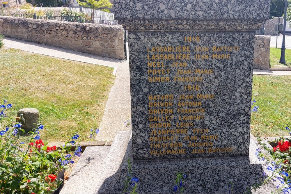 Oorlogsmonument Saint-Bonnet-les-Oules #4