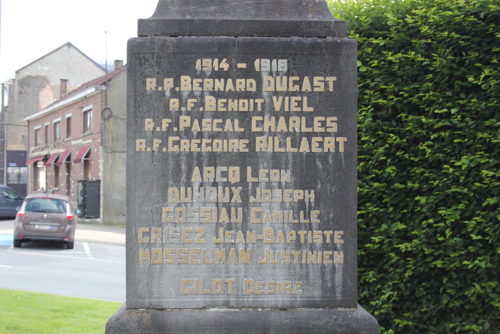 Oorlogsmonument Ophain-Bois-Seigneur-Isaac #3