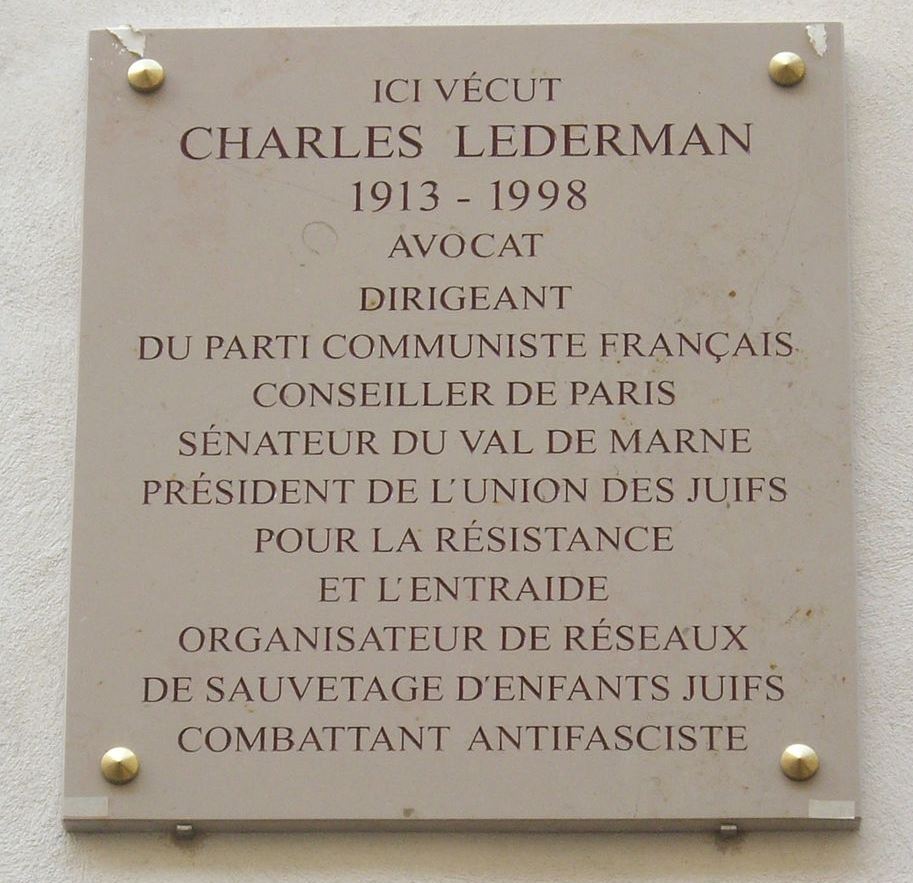 Memorial Charles Lederman