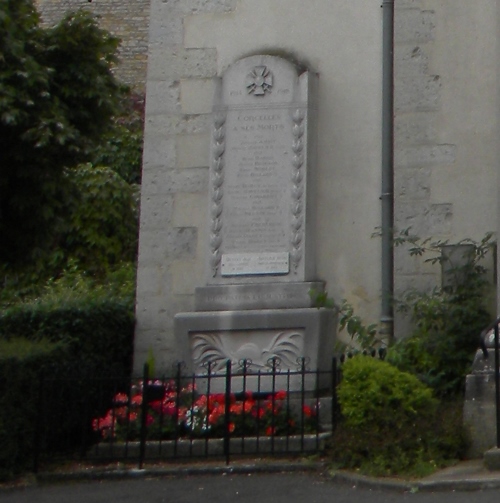 War Memorial Corcelles-les-Monts