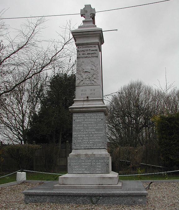 War Memorial Blangy-sur-Ternoise