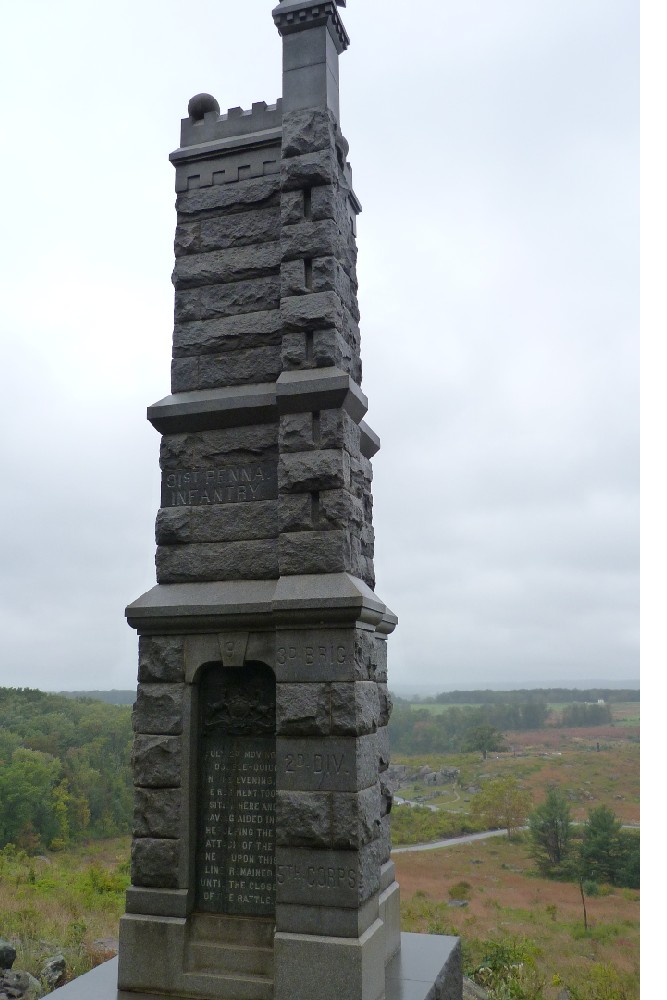 Monument 91st Pennsylvania Volunteer Infantry Regiment