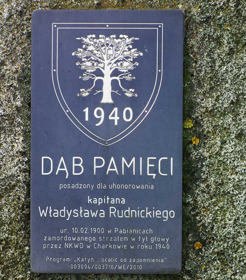 Remembrance Tree Capt. Wladyslaw Rudnickiego