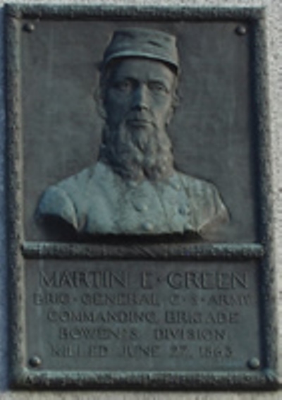Gedenkteken Brigadier General Martin E. Green (Confederates)