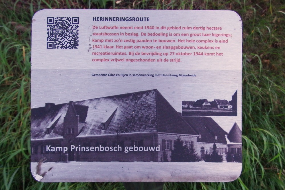 Memory Route World War ll Camp Prinsenbosch Constructed